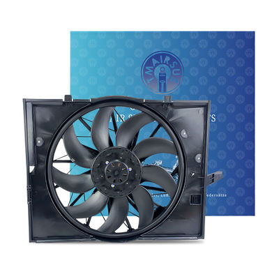 مروحة التبريد الآلي لسيارة BMW E60 5 Series OEM 17427543282 400W 600W قطع غيار السيارات