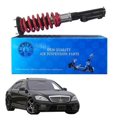 مرسيدس W221 Air Spring To Coil Spring Coverage Kit مع إعلانات و صدمة تعليق هوائي قابل للتعديل
